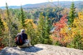 On the top at Mauricie Park Royalty Free Stock Photo