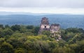 Top of mayan temples at Tikal National Park - Guatemala Royalty Free Stock Photo