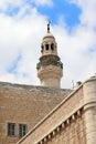 Top of the minaret of the Omar Mosque in Bethlehem, Israel Royalty Free Stock Photo
