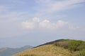 Top of Mount Fuji cloudy landscape from Fuji - Hakone - Izu National Park in Japan Royalty Free Stock Photo