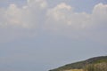 Top of Mount Fuji cloudy landscape from Fuji - Hakone - Izu National Park in Japan Royalty Free Stock Photo