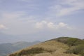 Top of Mount Fuji cloudy landscape from Fuji - Hakone - Izu National Park in Japan Royalty Free Stock Photo