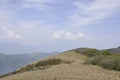 Top of Mount Fuji cloudy landscape from Fuji - Hakone - Izu National Park in Japan Royalty Free Stock Photo