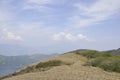 Top of Mount Fuji cloudy landscape from Fuji - Hakone - Izu National Park in Japan Royalty Free Stock Photo