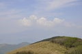 Top of Mount Fuji cloudy landscape from Fuji - Hakone - Izu National Park in Japan Royalty Free Stock Photo