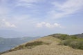 Top of Mount Fuji cloudy landscape from Fuji - Hakone - Izu National Park in Japan Royalty Free Stock Photo