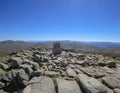 The top of mount Kosciuszko. Highest point, Australia.