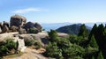 On top of mount Misen on Miyajima Island Royalty Free Stock Photo