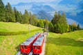 On the Top of Mount Pilatus, Swiss Alps, Switzerland Royalty Free Stock Photo
