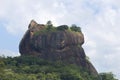 The top of mount Sigiriya, the ancient ruins of the Royal Palace. Sri Lanka