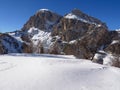 Top of a Mountain in the Italian Dolomite Alps