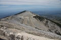 At top of the mountain Mont Ventoux