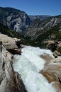 Top of Nevada Fall, Yosemite National Park, California, United States Royalty Free Stock Photo