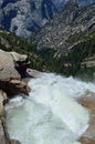 Top of Nevada Fall, Yosemite National Park, California, United States Royalty Free Stock Photo