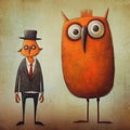 Top 31 Owl Comics Featuring An Orange Horse In The Style Of Didier Lourenco