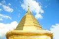 Top of pagoda at SanPaKoi Temple ,Chiang Mai Thailand,Northern Thailand