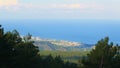 Top panorama of the Turkish Riviera, from mountains, Turkey, Kemer, Kiris