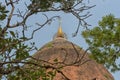 Top of Paya Gyi Stupa at Sri Ksetra Pyu Ancient City in Pyay, Myanmar Royalty Free Stock Photo