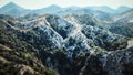 Top of a Peak within the Biokovo Mountains on the Way to the Sveti Jure in Makarska, Croatia Royalty Free Stock Photo