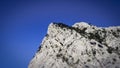 Top of a Peak within the Biokovo Mountains on the Way to the Sveti Jure in Makarska, Croatia Royalty Free Stock Photo