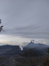 Top of Penanjakan Mountain in Indonesia