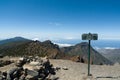 Top of Pico de la Nieve mountain, La Palma island