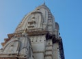 Top point of Kashi Vishwanath Temple or Kashi Vishwanath Mandir famous  Hindu temple Royalty Free Stock Photo