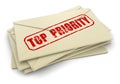 Top Priority letters (clipping path included)