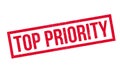 Top Priority rubber stamp Royalty Free Stock Photo