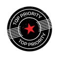 Top Priority rubber stamp Royalty Free Stock Photo