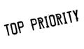 Top Priority rubber stamp Royalty Free Stock Photo