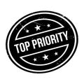 Top Priority rubber stamp Royalty Free Stock Photo