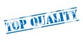 Top quality blue stamp Royalty Free Stock Photo