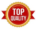 Top quality guaranteed badge