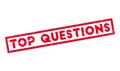 Top Questions rubber stamp