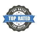 Top Rated badge - award sticker