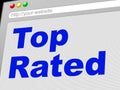 Top Rated Represents Chief Ideal And Incomparable Royalty Free Stock Photo