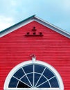 Top Of Red Barn Royalty Free Stock Photo