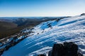 Top of Richardson Mountain in National Park of Gaspe in Quebec,