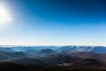 Top of Richardson Mountain in National Park of Gaspe in Quebec,