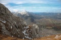 Top Ridge watzmann Snowy Mountain National Park Mittenwald, Karwendel sce