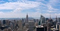 South Manhattan Panorama from Top of the Rock Royalty Free Stock Photo