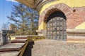 The top of The Ruin Tower in the Catherine Park in Tsarskoye Selo.