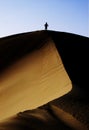 On top of a sanddune Royalty Free Stock Photo