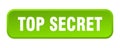 top secret button. top secret square 3d push button. Royalty Free Stock Photo