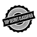 Top Secret Classified rubber stamp