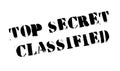 Top Secret Classified rubber stamp Royalty Free Stock Photo