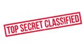 Top Secret Classified rubber stamp Royalty Free Stock Photo