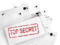 Top secret communication. Privacy concept. Royalty Free Stock Photo