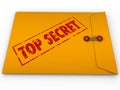 Top Secret Confidential Envelope Secret Royalty Free Stock Photo